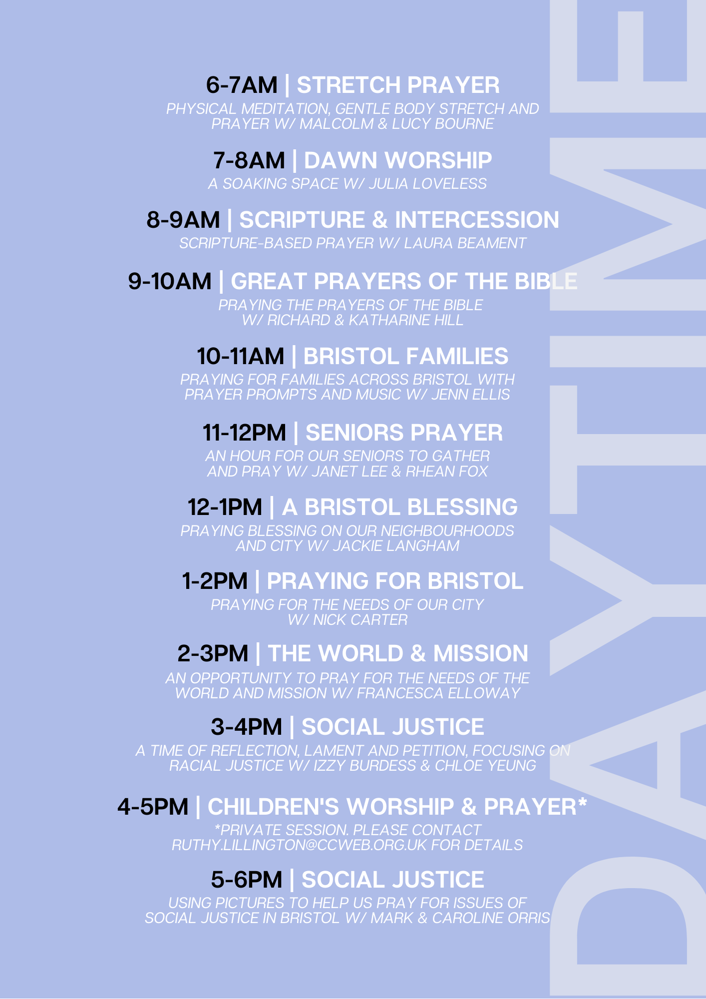 One Church One Day May 2021 Pr