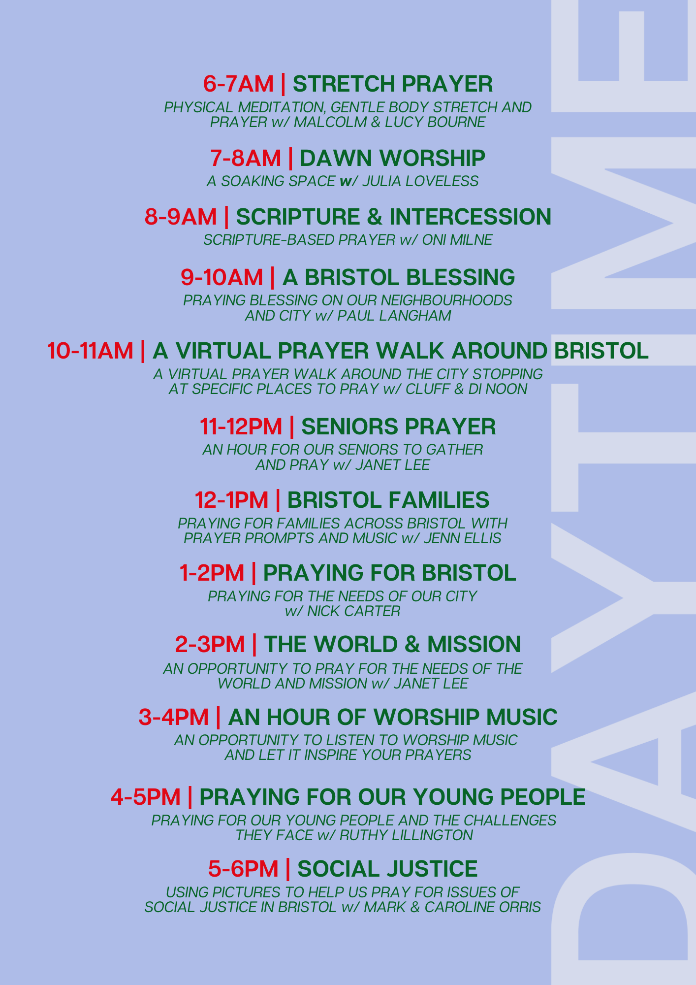 OCOD December 2021 Programme